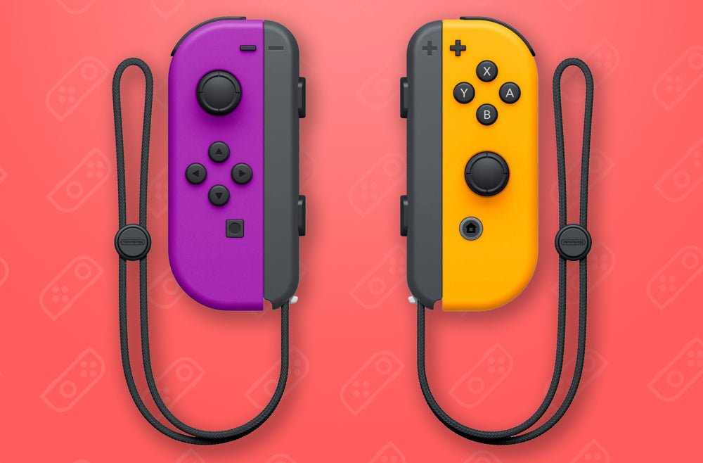 Neon Purple/Neon Orange Joy-Con Pair