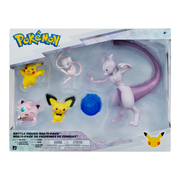 Pokémon 30th Anniversary Battle Figure Multi-Pack - Pikachu, Pichu, Jigglypuff, Mew & Mewtwo - GameOn.games