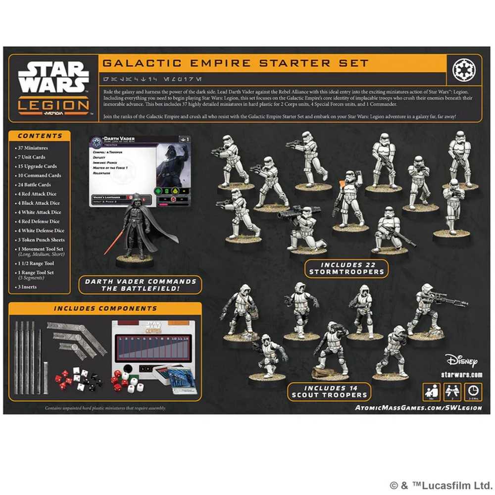 Star Wars: Legion - Galactic Empire Starter Set - GameOn.games