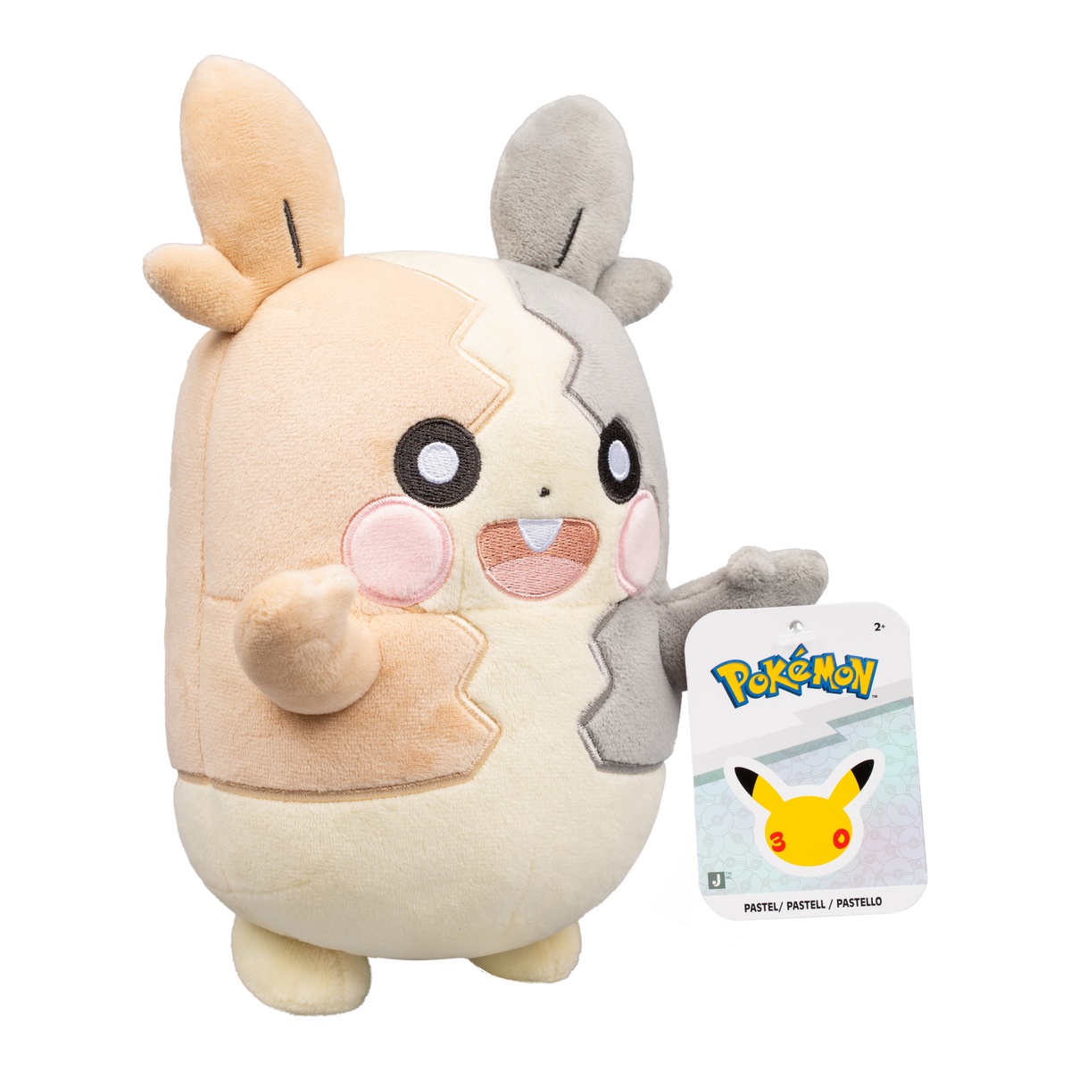 Pokémon 30th Anniversary 8" Plush - Pastel Morpeko (Full Belly Mode) - GameOn.games