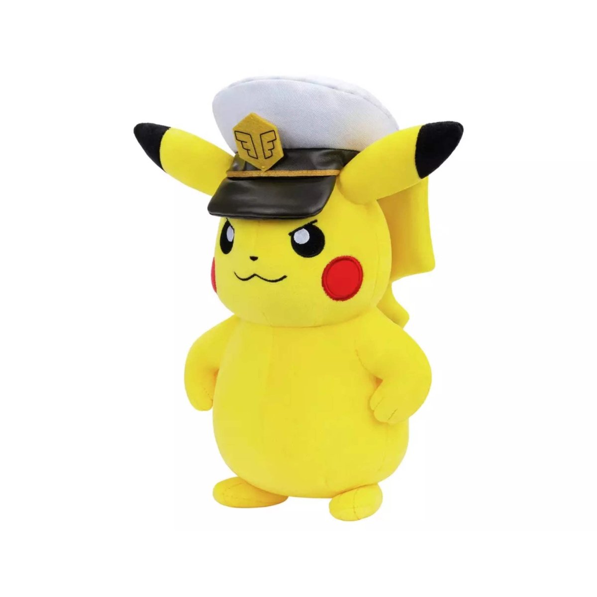 8" Pikachu with Captain's Hat Plush - GameOn.games