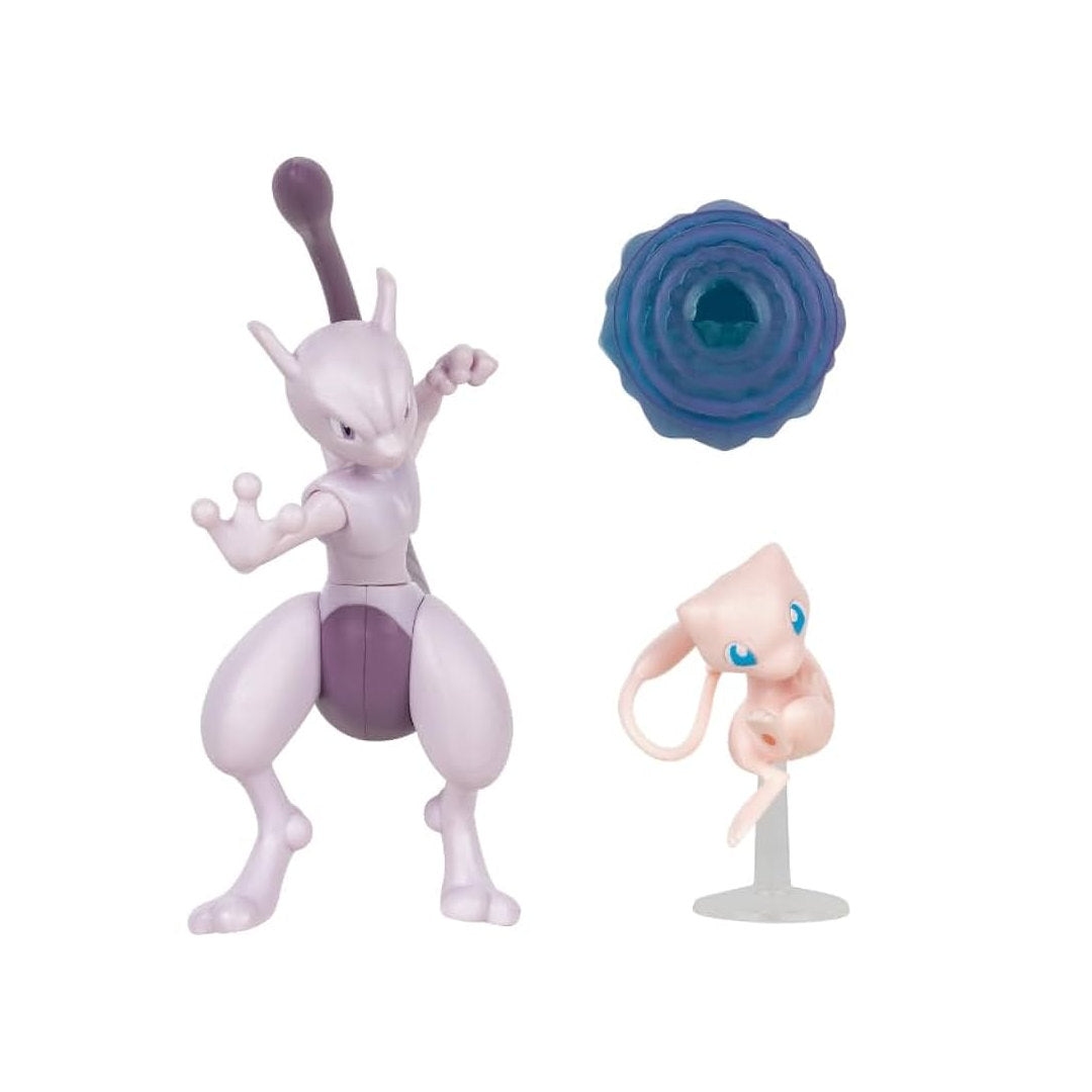 Pokémon Battle Figures 2 Pack - Mew and Mewtwo