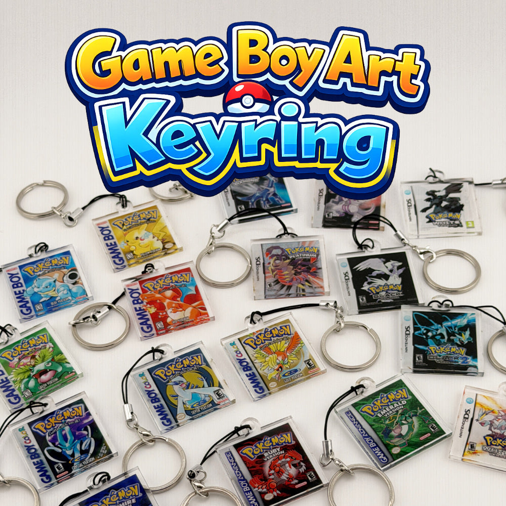 Pokémon Game Boy Art Keyring