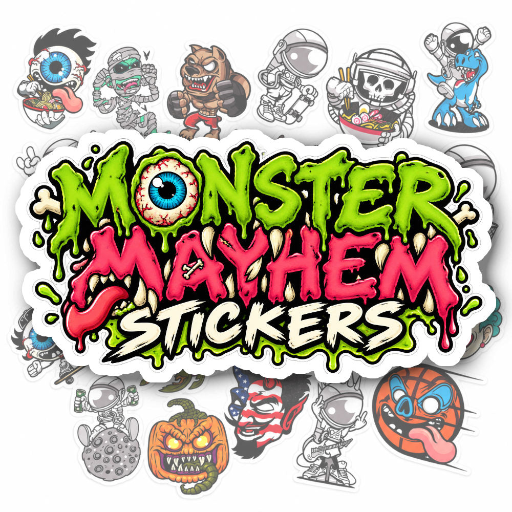 Monster Mayhem Stickers
