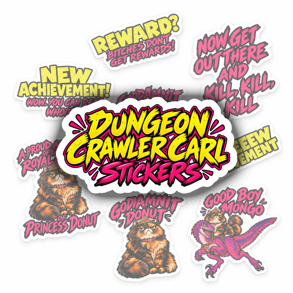 Dungeon Crawler Carl Stickers
