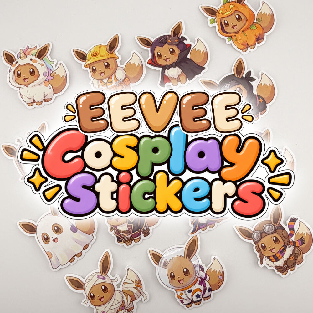 Eevee Cosplay Stickers