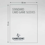 Gamegenic Board Game Sleeves Standard Card Game Clear (50 ct.)