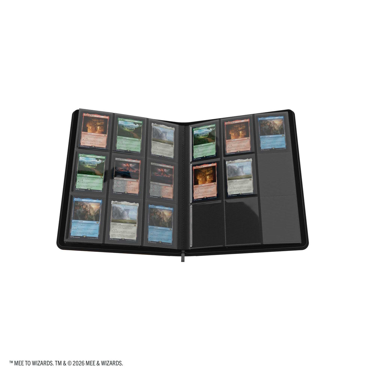 Gamegenic Magic: The Gathering The Hobbit Zip-Up Album 18-Pocket - Smaug's Mox Amber