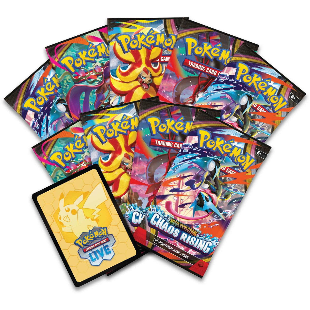 Pokémon TCG: Mega Evolution Chaos Rising - Elite Trainer Box  (1)