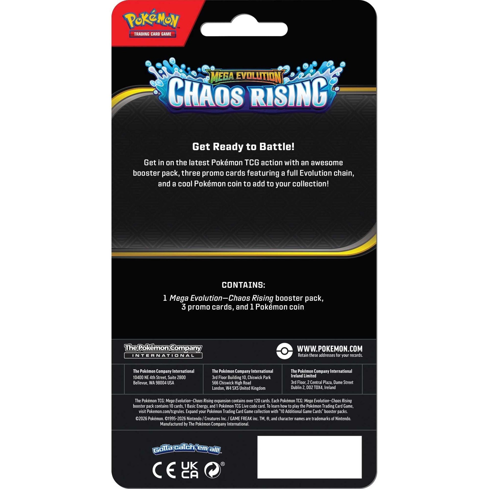 Pokémon TCG: Mega Evolution Chaos Rising - Premium Checklane CDU (12)