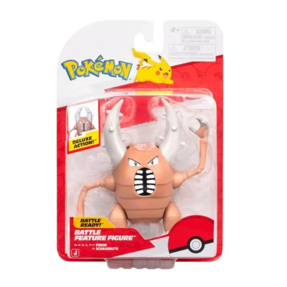 Pokemon 4.5" Battle Feature Figure - Pinsir