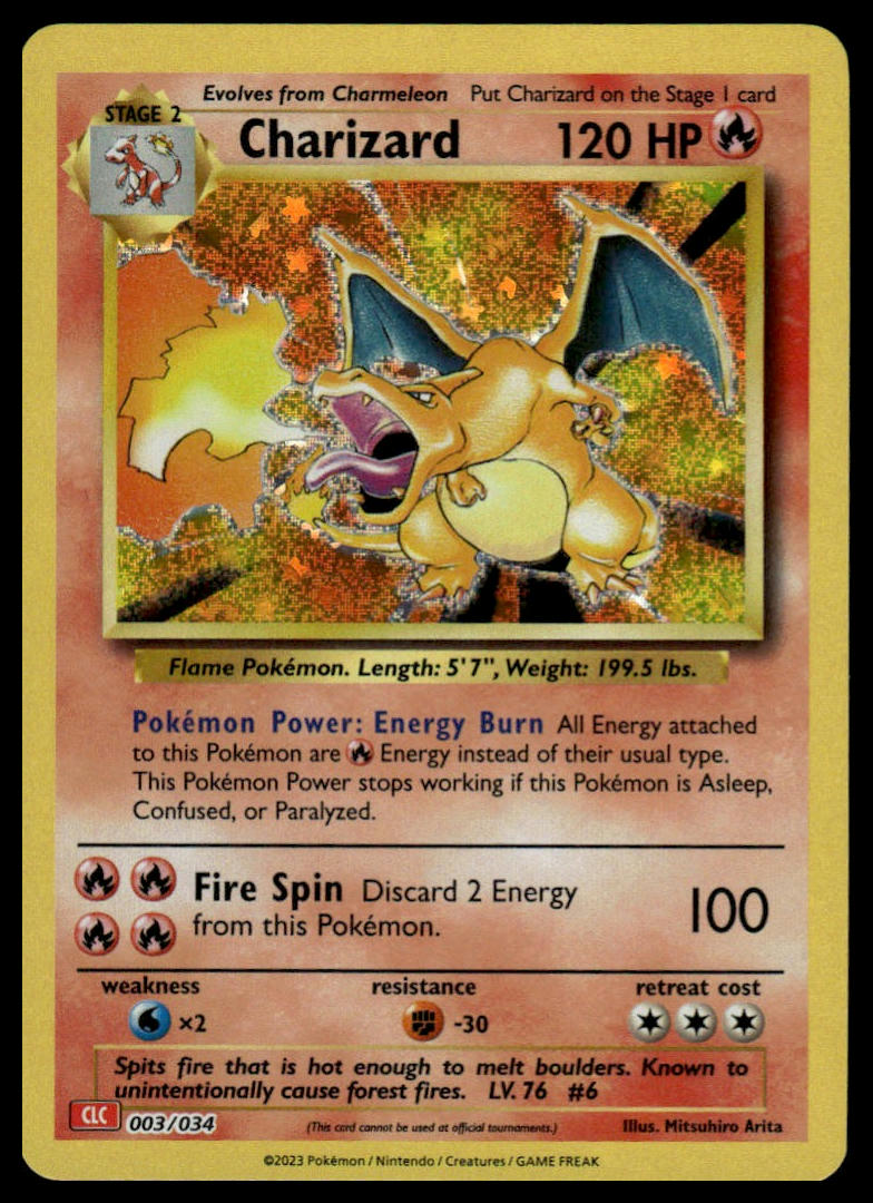 Charizard - front scan (Classic Collection)