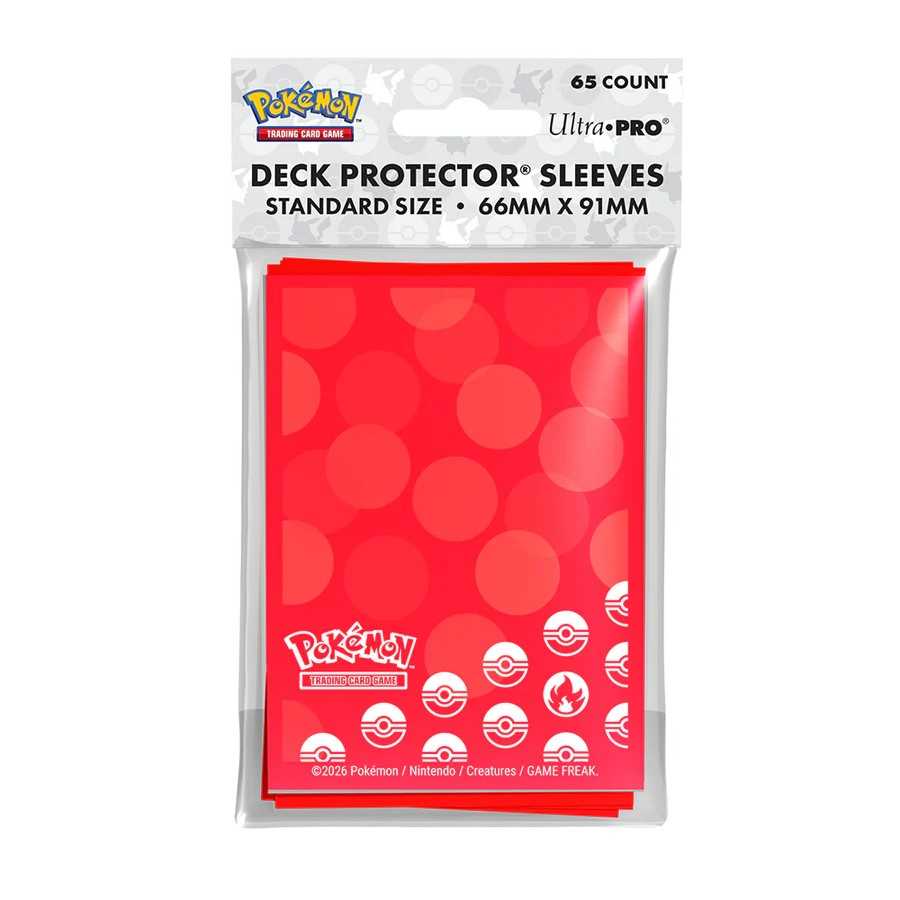 Pokémon Energy Deck Protector Sleeves - Fire Type (65ct)