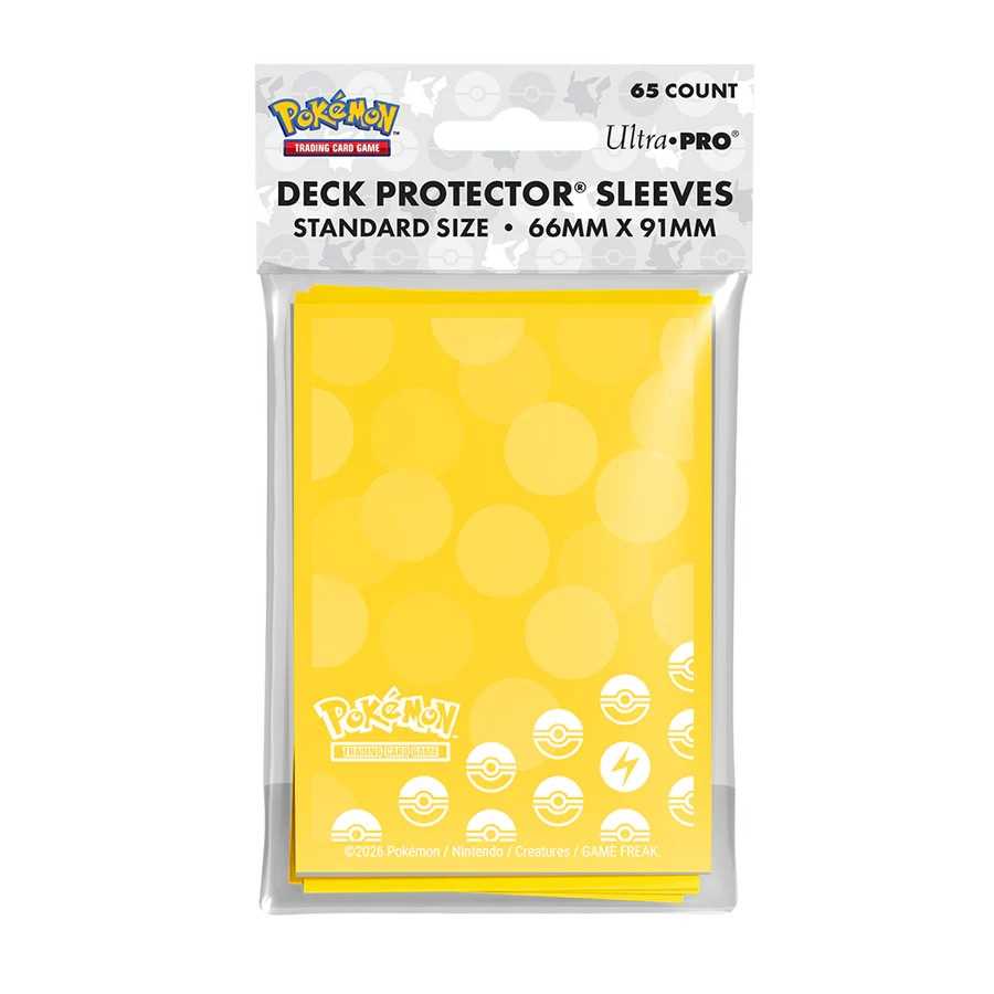 Pokémon Energy Deck Protector Sleeves - Lightning Type (65ct)
