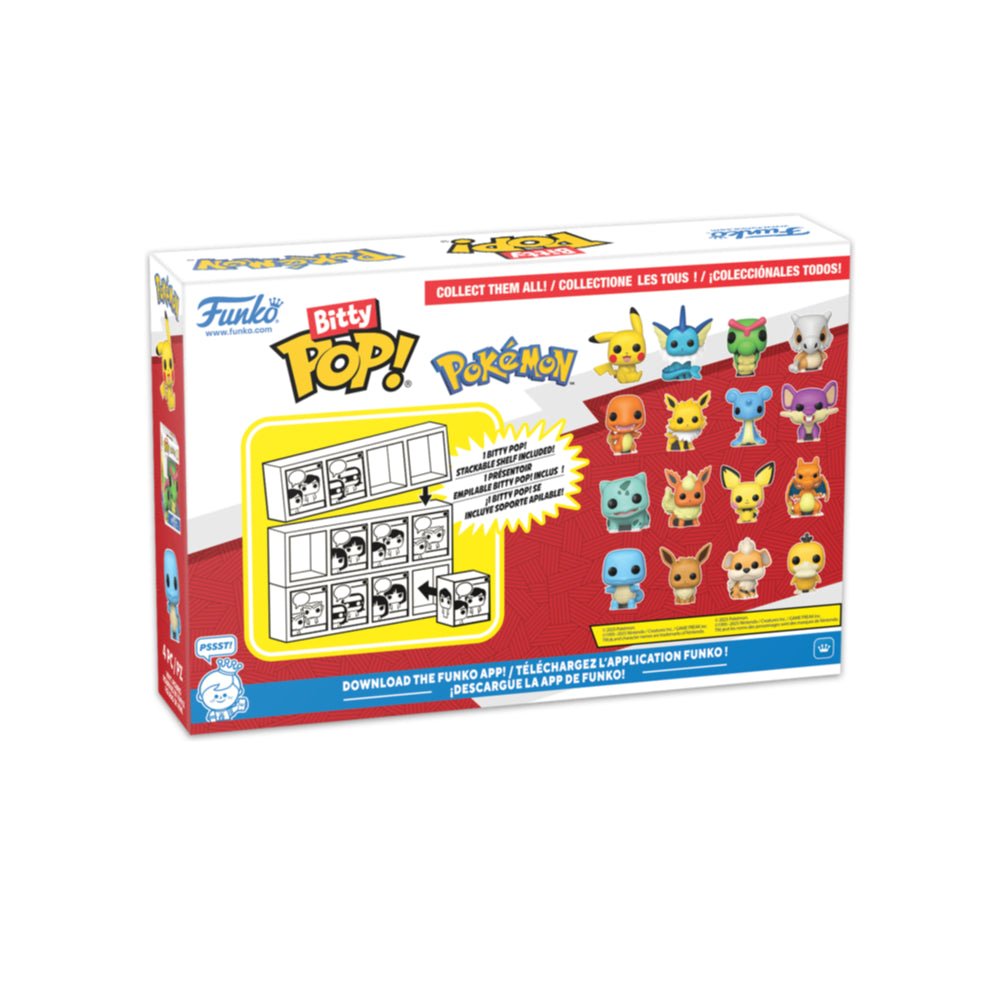 Bitty POP: Pokémon - Bulbasaur 4 Pack - GameOn.games