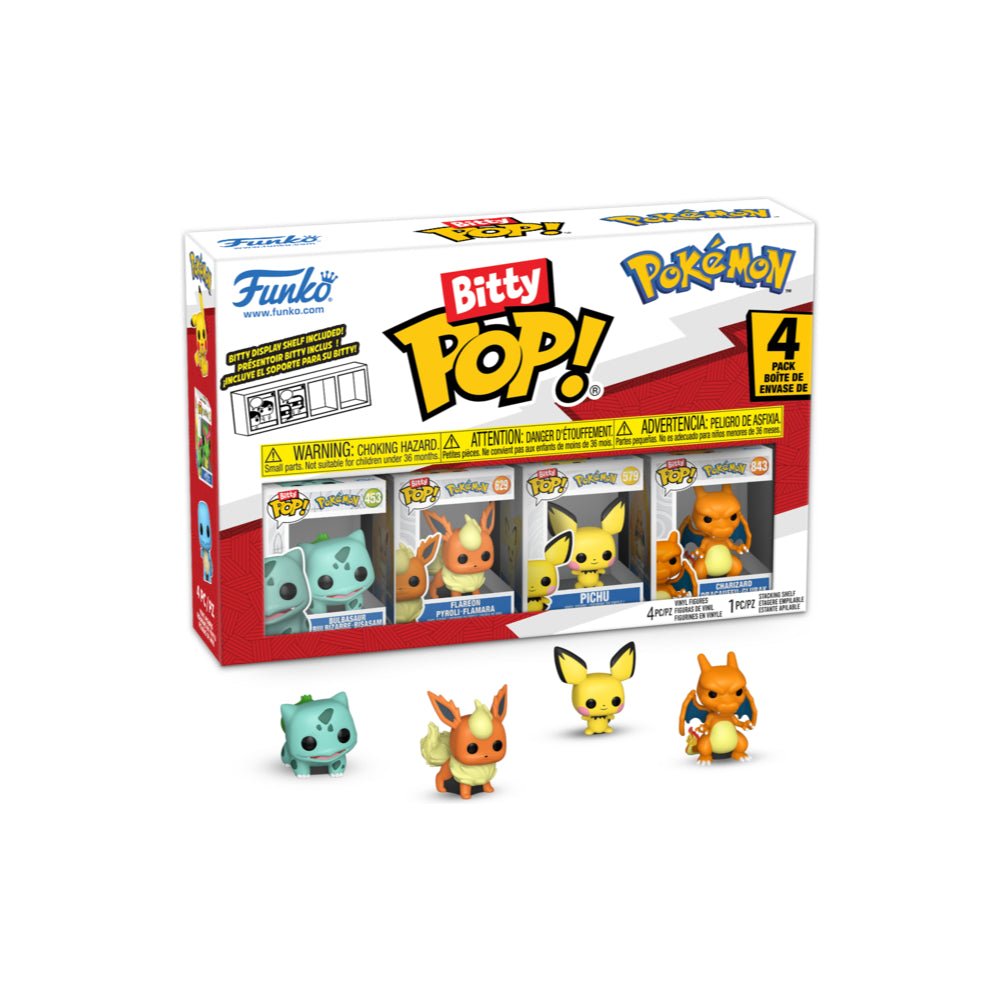 Bitty POP: Pokémon - Bulbasaur 4 Pack - GameOn.games