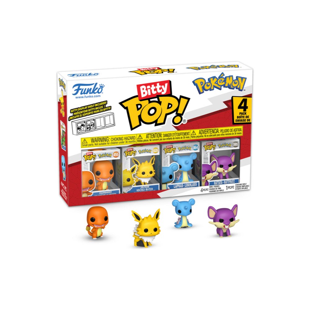 Bitty POP: Pokémon - Charmander 4 Pack - GameOn.games