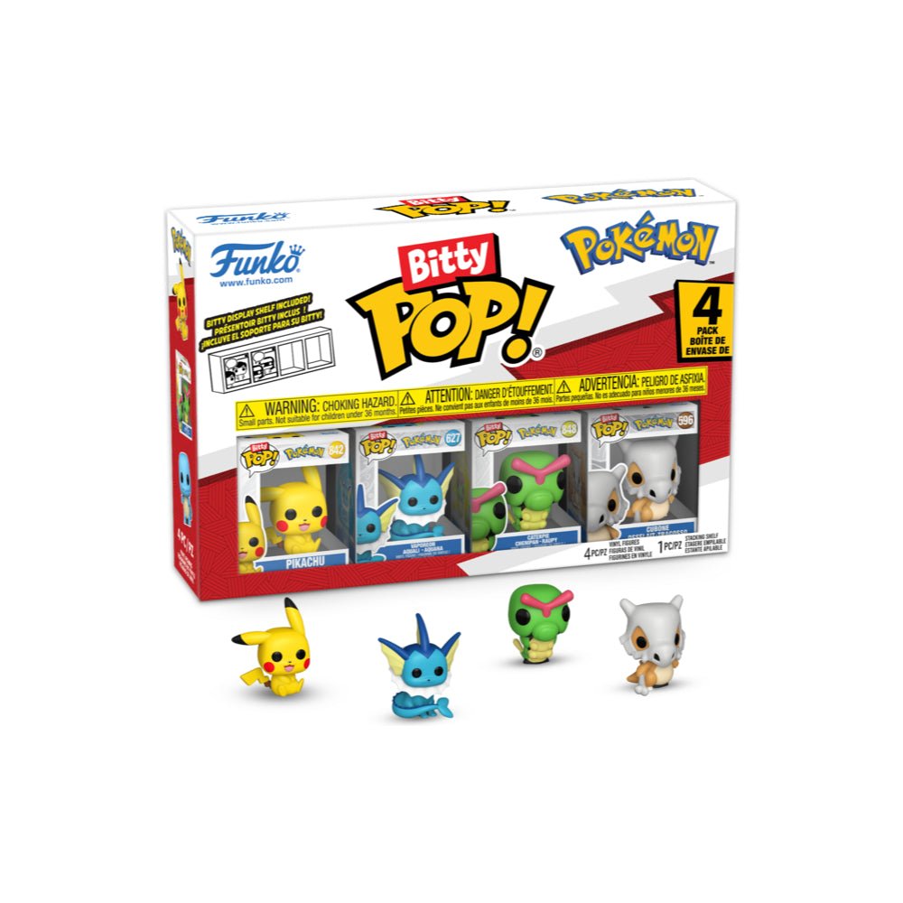 Bitty POP: Pokémon - Pikachu 4 Pack - GameOn.games