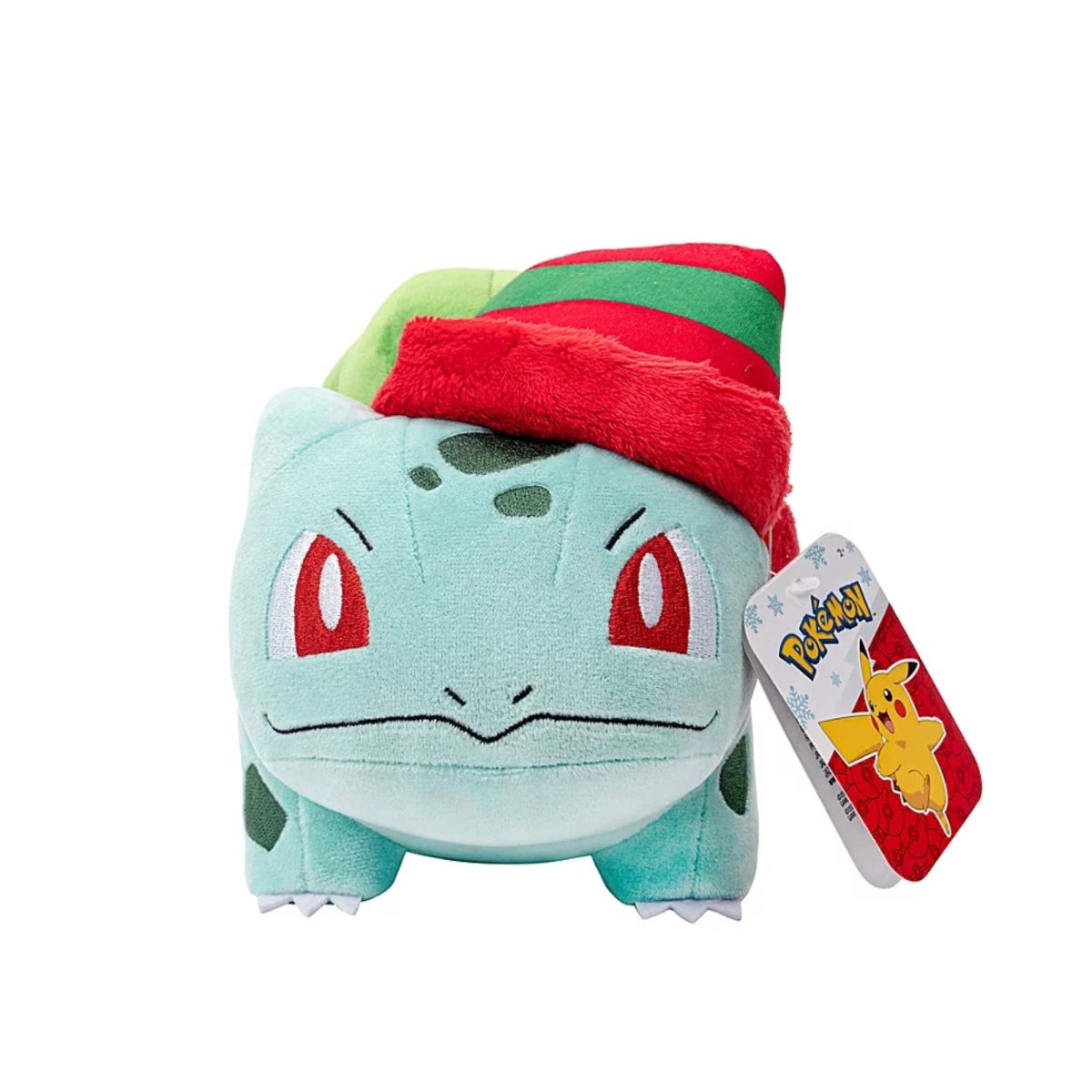 Bulbasaur with Striped Hat 8" Plush - GameOn.games
