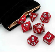 FanRoll: Dragon Storm Silicone Dice Set: Red Dragon Scales - GameOn.games