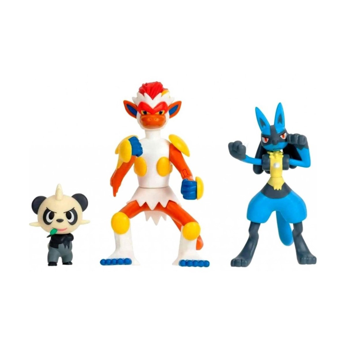 Fighting - type Battle Ready 3 - figure - Lucario, Pancham & Monferno - GameOn.games