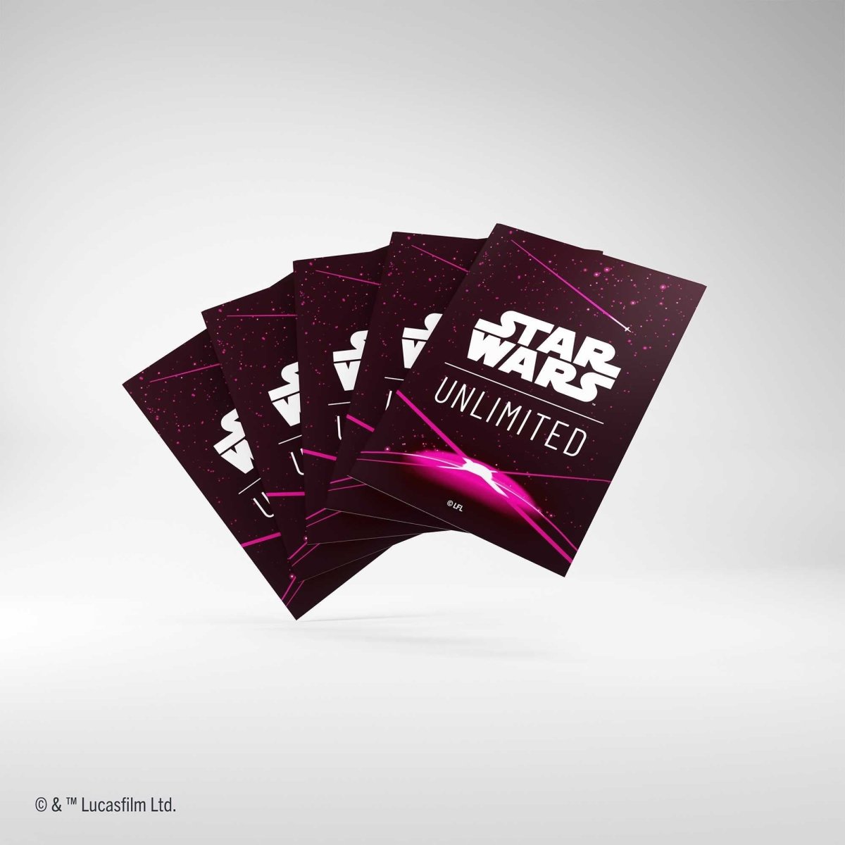 Gamegenic Star Wars: Unlimited Art Sleeves - Card Back Magenta - GameOn.games