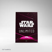 Gamegenic Star Wars: Unlimited Art Sleeves - Card Back Magenta - GameOn.games