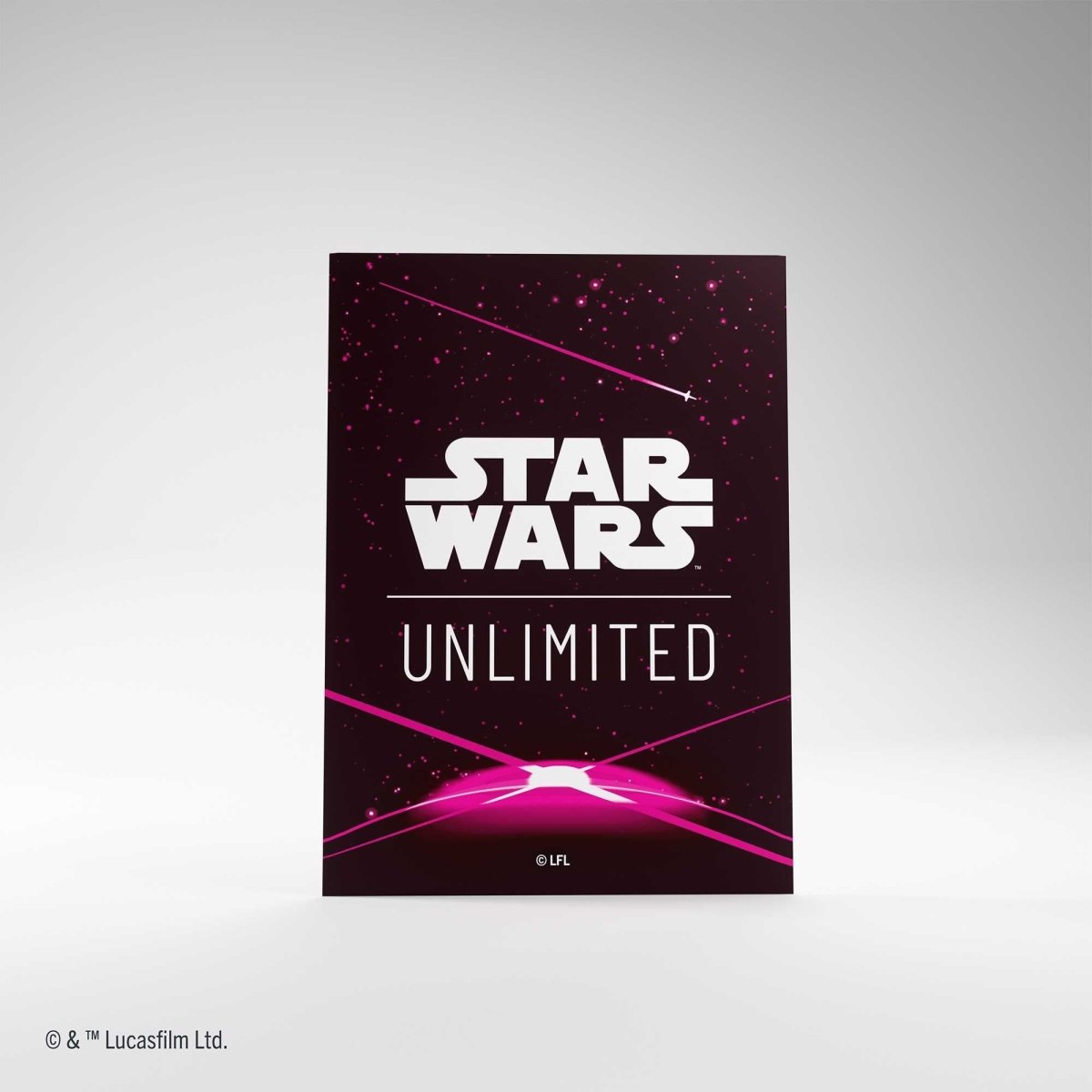 Gamegenic Star Wars: Unlimited Art Sleeves - Card Back Magenta - GameOn.games