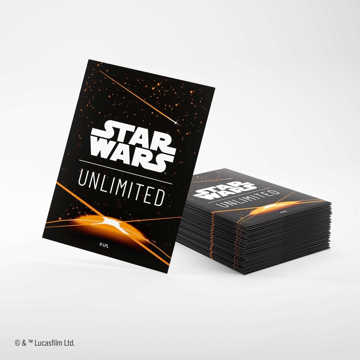 Gamegenic Star Wars: Unlimited Art Sleeves - Card Back Orange - GameOn.games