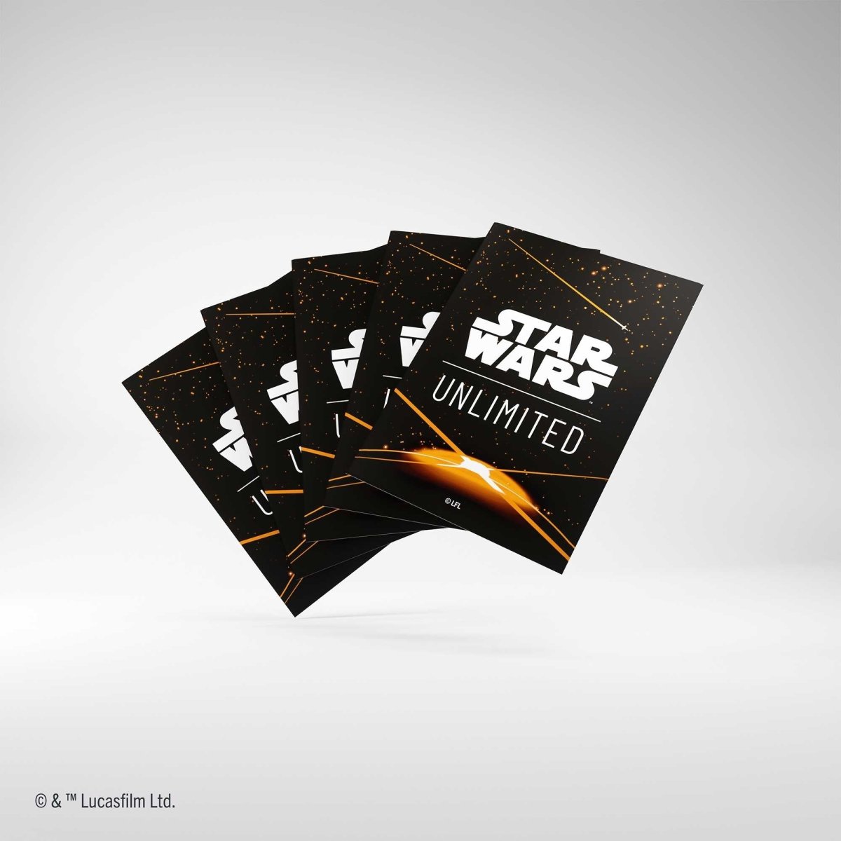 Gamegenic Star Wars: Unlimited Art Sleeves - Card Back Orange - GameOn.games