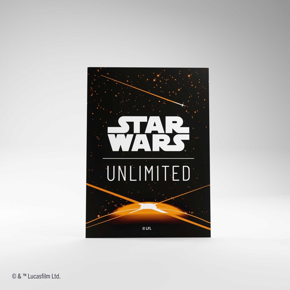 Gamegenic Star Wars: Unlimited Art Sleeves - Card Back Orange - GameOn.games