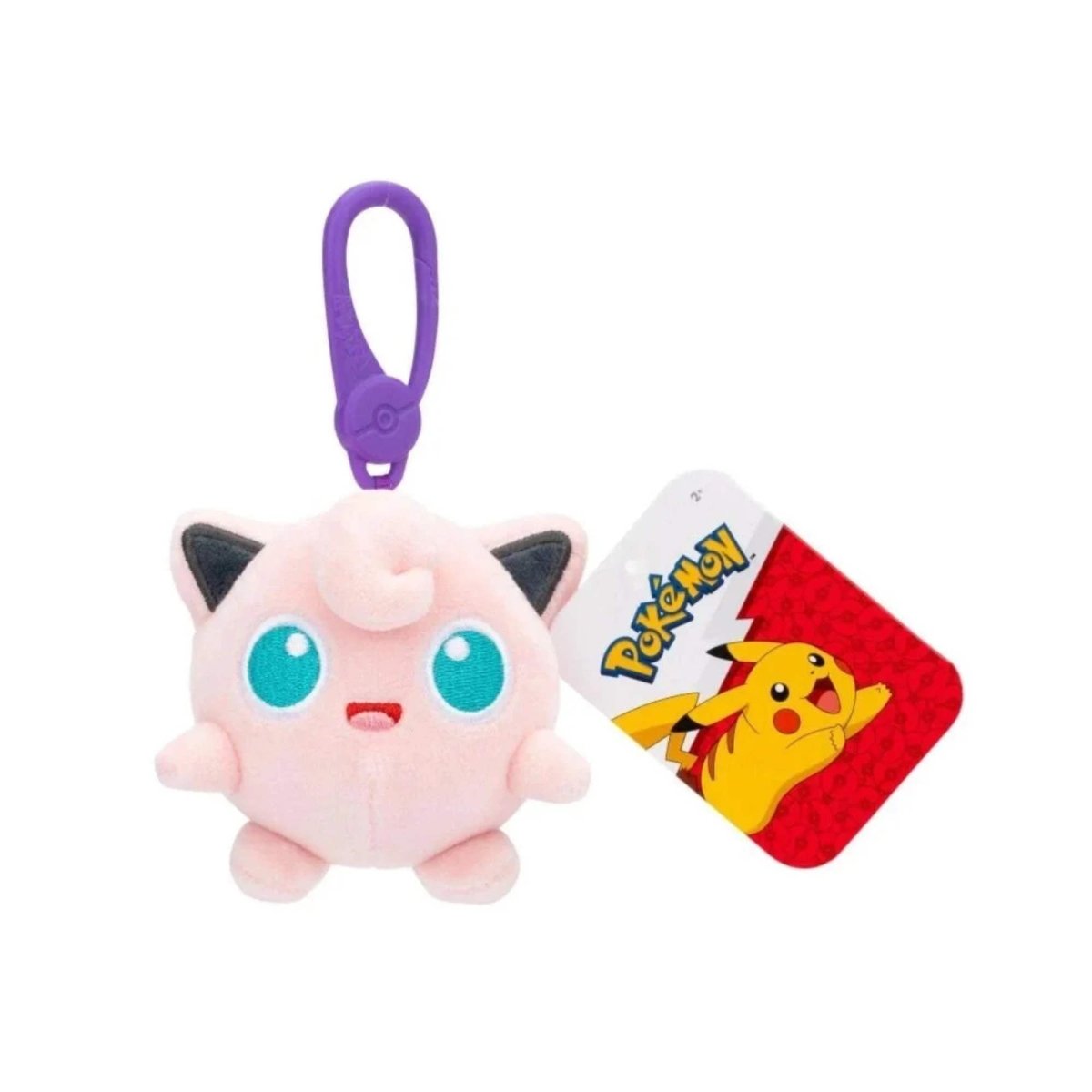 Jigglypuff - 3.5" Bag Clip Plush - GameOn.games