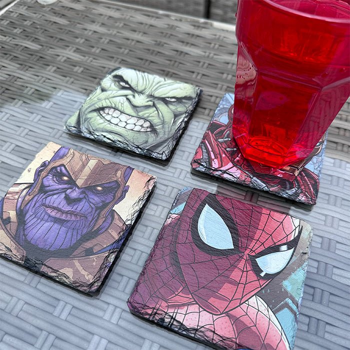 Marvel Slate Coasters - Infinity Set of 4 1 - GameOn.games