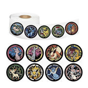 Mini Circle Pokémon Stickers - Roll of 1000 - GameOn.games