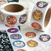 Mini Pokémon Stickers - Roll of 500 - GameOn.games