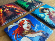 One Piece Slate Coasters - Set of 4 - GameOn.games