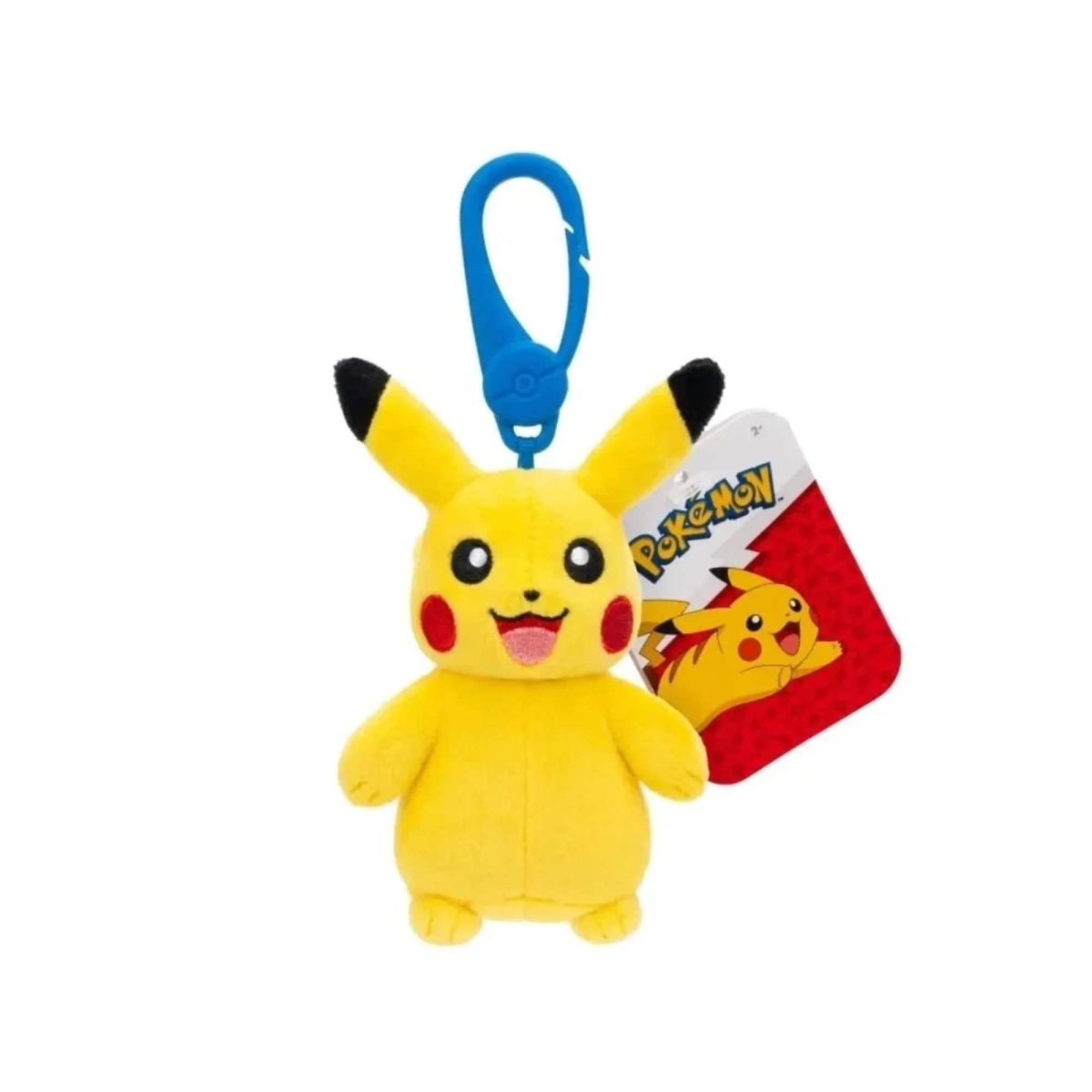 Pikachu - 3.5" Bag Clip Plush - GameOn.games