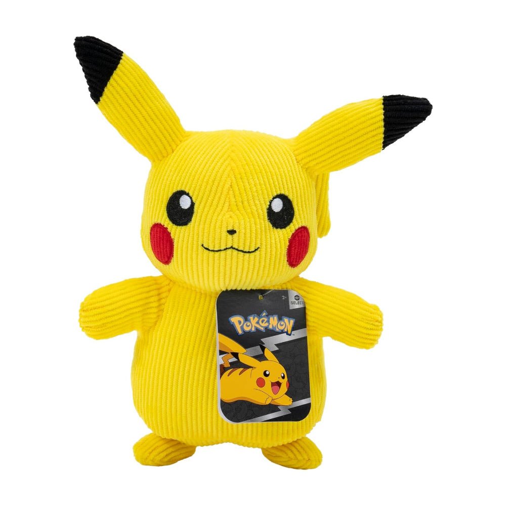Pikachu Corduroy Plush - 8 inch - GameOn.games