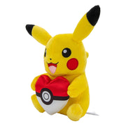 Pikachu with Heart Seasonal Plush 8inch - GameOn.games