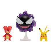 Pokémon 3 - pack Battle Figure - Magby, Gastly, Pikachu - GameOn.games
