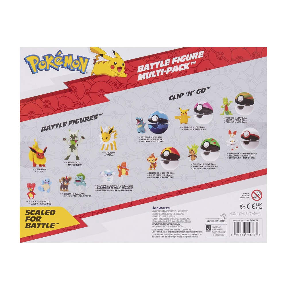 Pokémon Battle Figure 6 Pack - GameOn.games