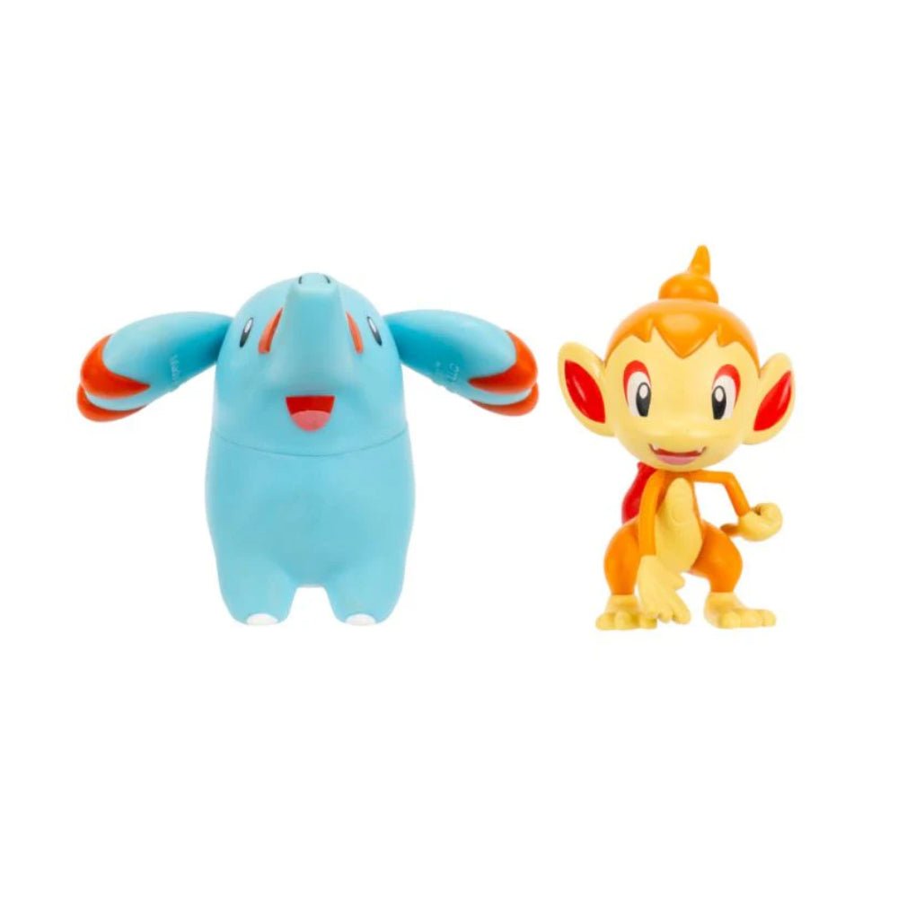 Pokémon Battle Figure - Chimchar & Phanpy - GameOn.games