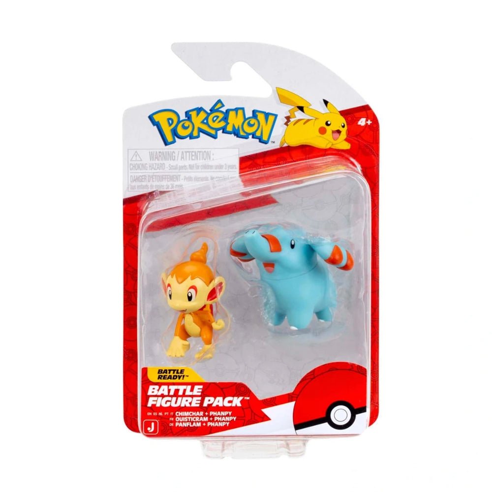 Pokémon Battle Figure - Chimchar & Phanpy - GameOn.games