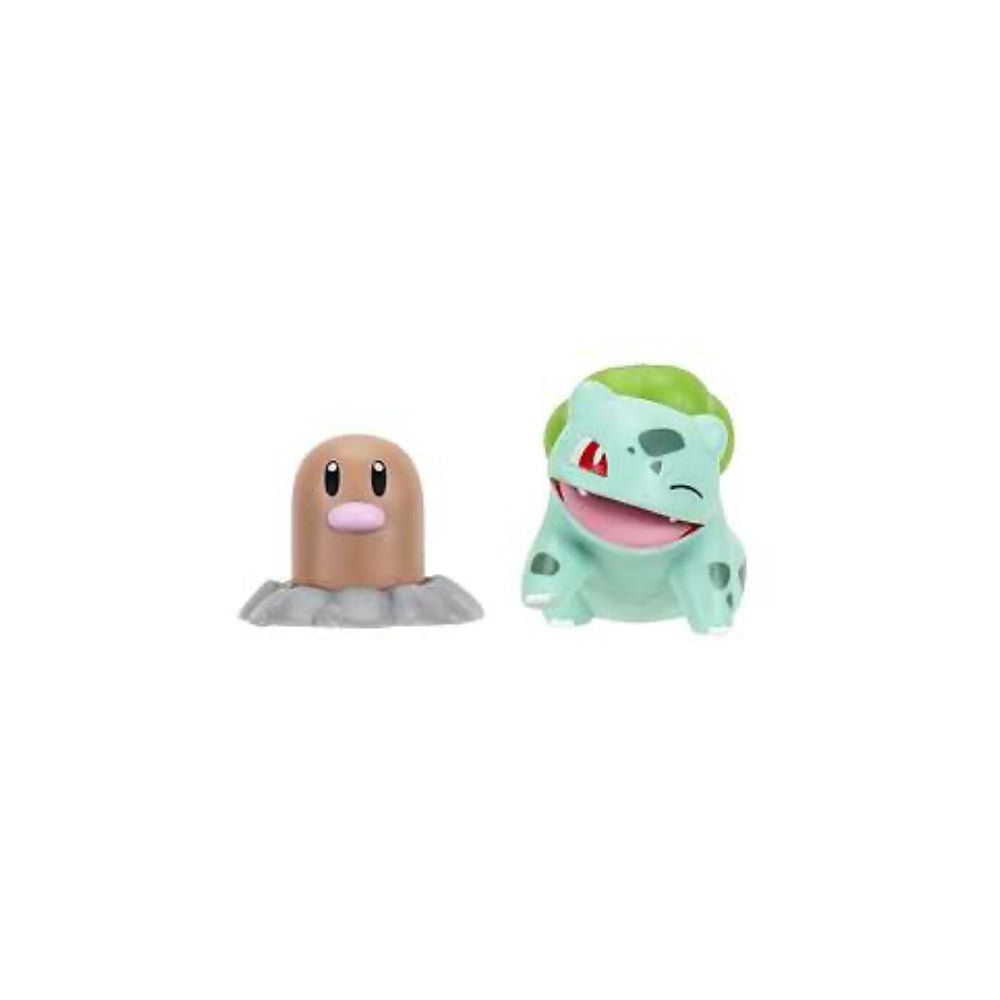 Pokémon Battle Figure - Diglett & Bulbasaur - GameOn.games