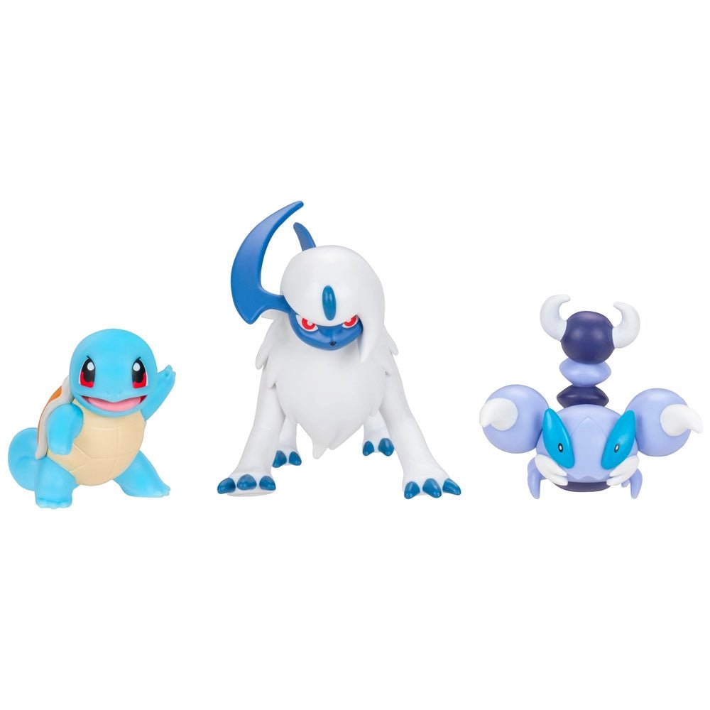 Pokémon Battle Figure - Squirtle & Absol & Skorupi - GameOn.games