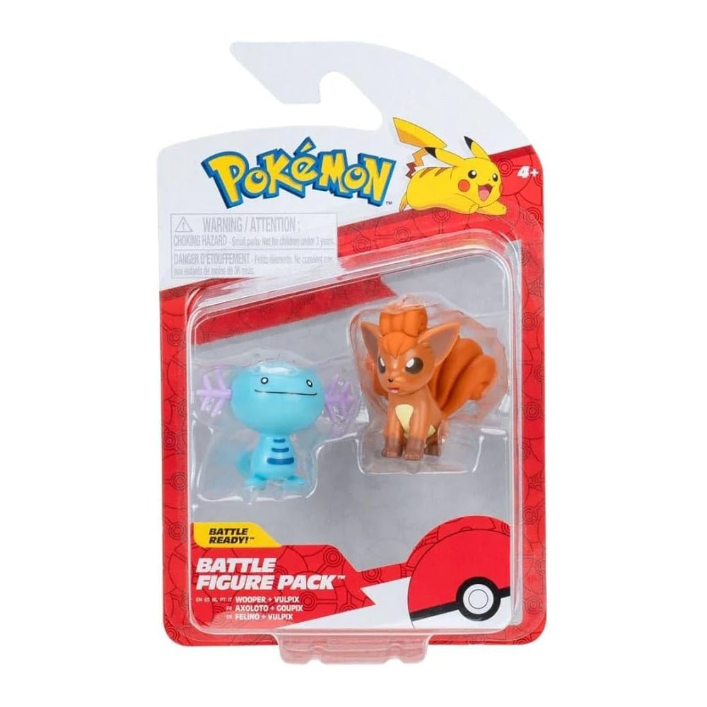 Pokémon Battle Figure - Wooper & Vulpix - GameOn.games