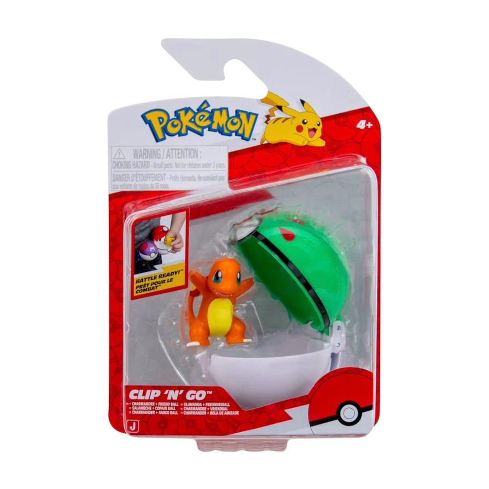 Pokémon Clip 'n' Go - Charmander & Friend Ball - GameOn.games