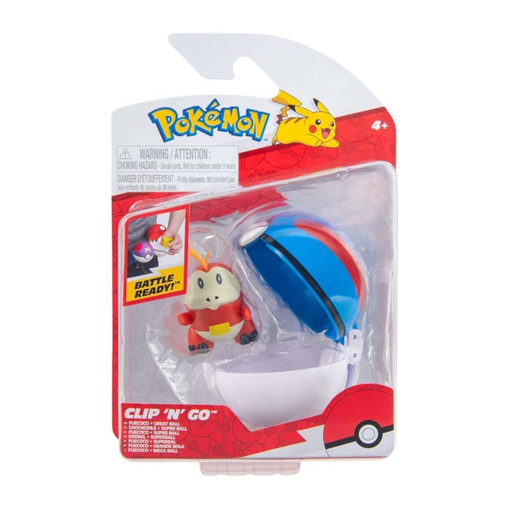 Pokémon Clip 'n' Go - Fuecoco & Great Ball - GameOn.games