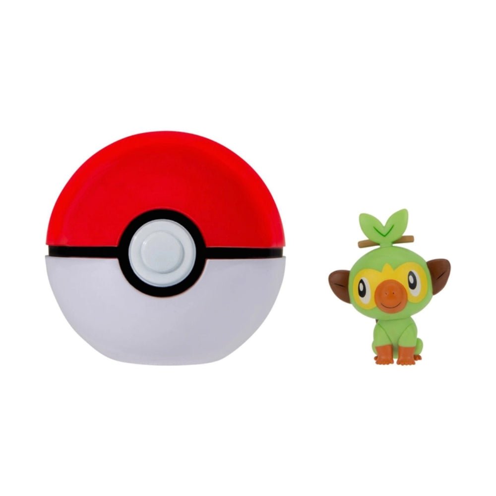 Pokémon Clip 'n' Go - Grookey & Poké Ball - GameOn.games