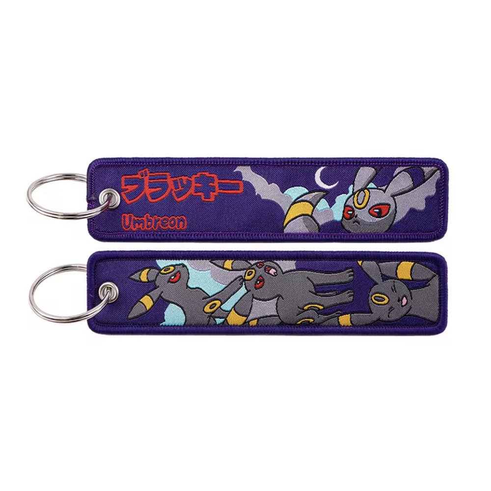 Pokémon Embroidered Keychain - 11 Designs to Choose From - GameOn.games